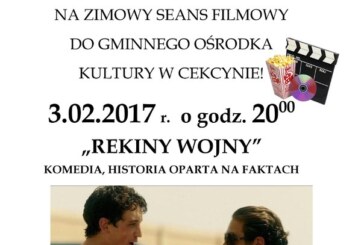 Zimowy seans filmowy w Cekcynie